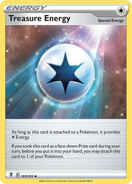 Treasure Energy (#165/203) (SWSH07: Evolving Skies)