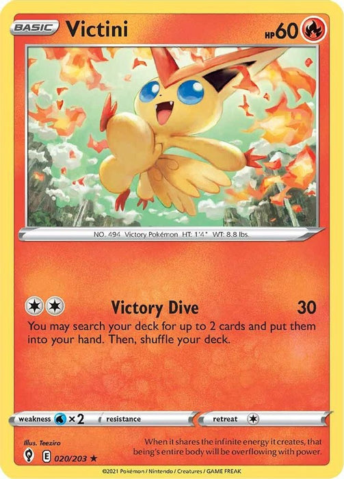 Victini (#020/203) (SWSH07: Evolving Skies)