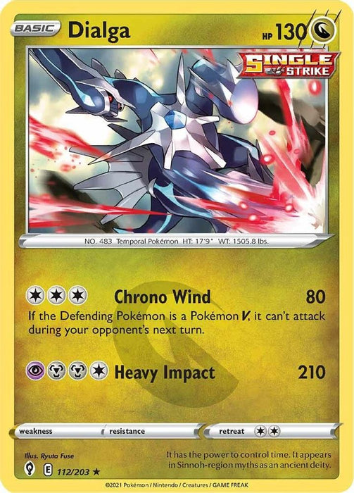 Dialga (#112/203) (SWSH07: Evolving Skies)