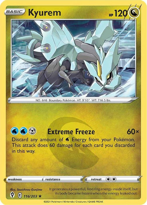 Kyurem (#116/203) (SWSH07: Evolving Skies)