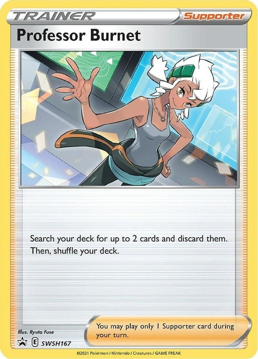Professor Burnet - SWSH167 (#SWSH167) (SWSH: Sword & Shield Promo Cards)