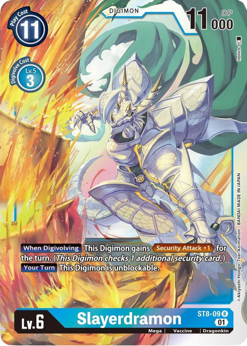 Slayerdramon (#ST8-09 R) (Starter Deck 08: Ulforce Veedramon) Near Mint Foil