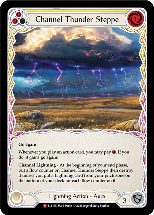 Channel Thunder Steppe (#ELE175) (Tales of Aria) Near Mint 1st Edition Normal