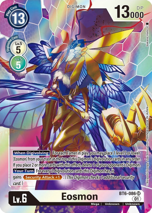 Image for Eosmon - BT6-086 (BT6-086 SR) - Digimon Card Game