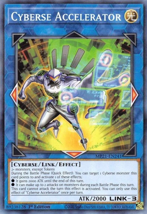 Cyberse Accelerator (#MP21-EN241) (2021 Tin of Ancient Battles) Near Mint 1st Edition