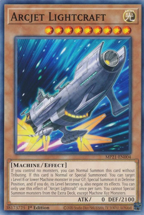Arcjet Lightcraft (#MP21-EN004) (2021 Tin of Ancient Battles) Near Mint 1st Edition
