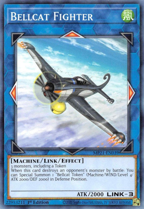 Bellcat Fighter (#MP21-EN039) (2021 Tin of Ancient Battles) Near Mint 1st Edition