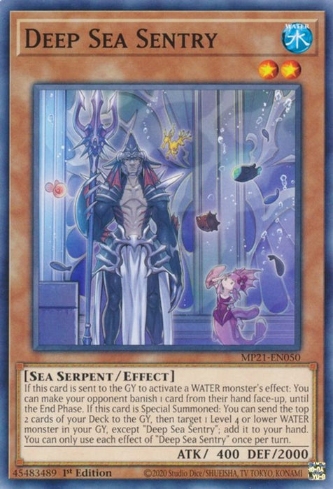 Deep Sea Sentry (#MP21-EN050) (2021 Tin of Ancient Battles) Near Mint 1st Edition