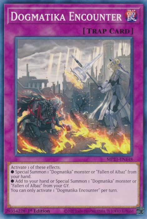 Dogmatika Encounter (#MP21-EN148) (2021 Tin of Ancient Battles) Near Mint 1st Edition