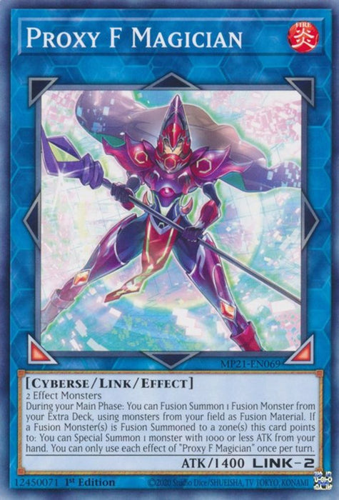 Proxy F Magician (#MP21-EN069) (2021 Tin of Ancient Battles) Near Mint 1st Edition