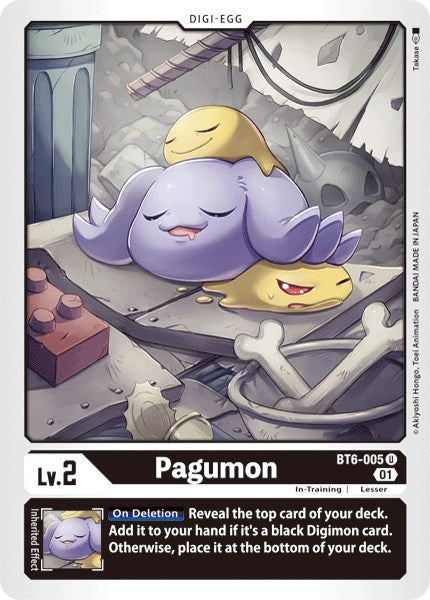 Image for Pagumon (BT6-005 U) - Digimon Card Game