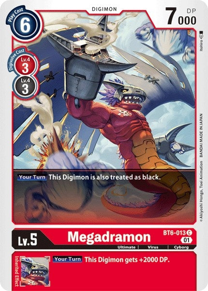 Image for Megadramon (BT6-013 C) - Digimon Card Game