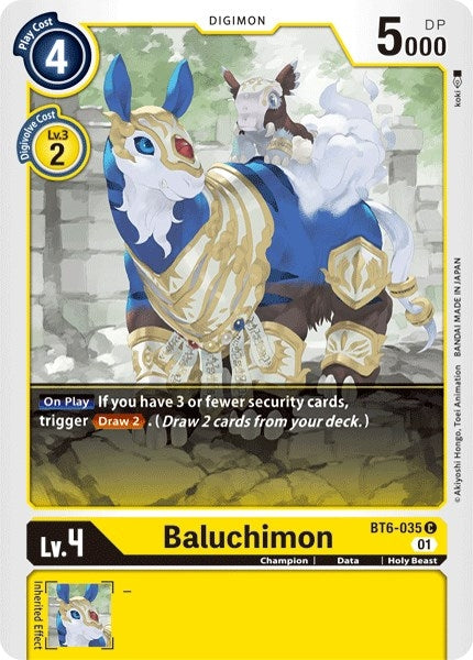 Image for Baluchimon (BT6-035 C) - Digimon Card Game