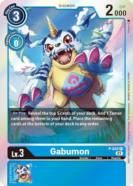 Image for Gabumon (P-042 P) - Digimon Card Game