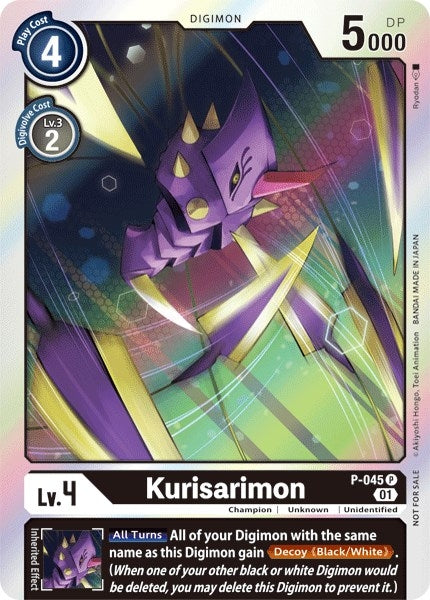 Image for Kurisarimon (P-045 P) - Digimon Card Game