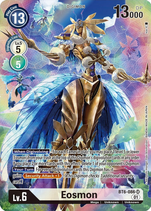 Image for Eosmon - BT6-086 (Alternate Art) (BT6-086 SR) - Digimon Card Game