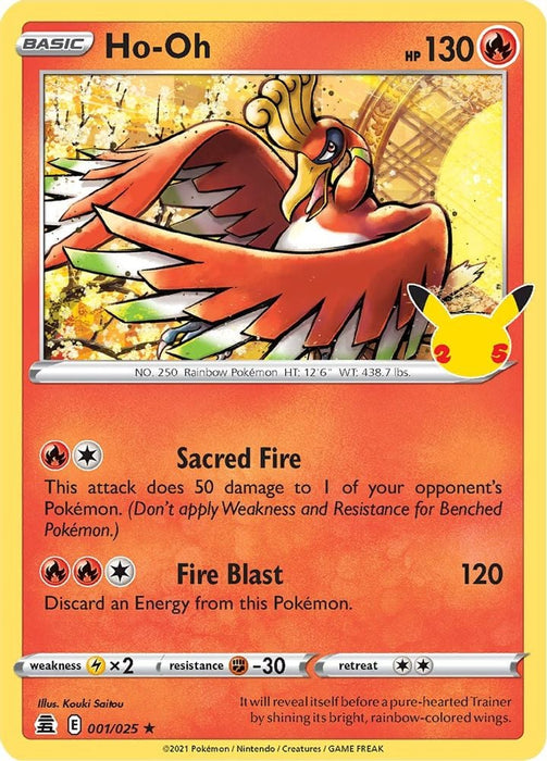 Ho Oh (#001/025) (Celebrations)