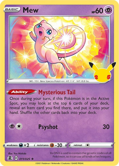 Mew (#011/025) (Celebrations)