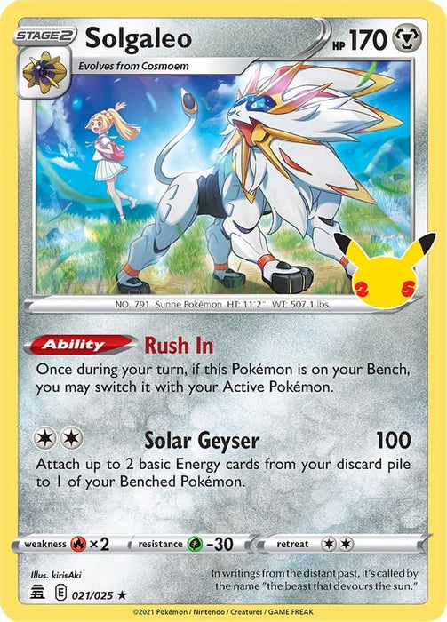 Solgaleo (#021/025) (Celebrations)
