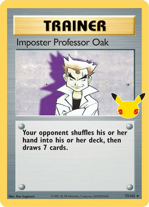 Imposter Professor Oak (#73/102) (Celebrations: Classic Collection)