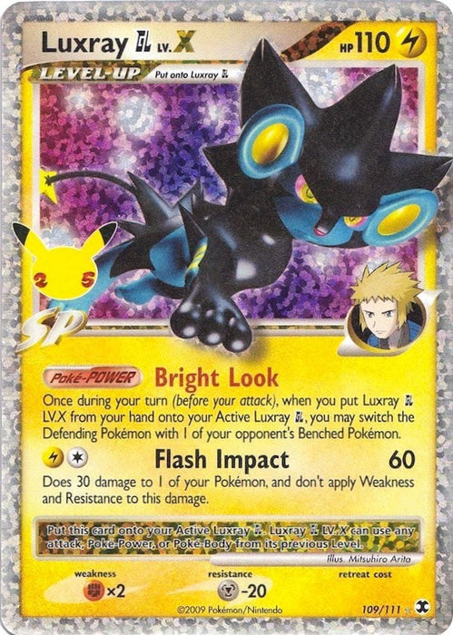Luxray GL LV.X (#109/111) (Celebrations: Classic Collection)
