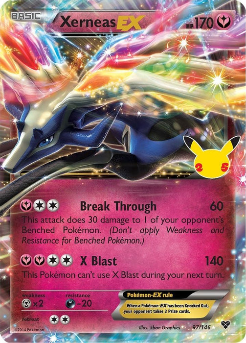 Xerneas EX (#97/146) (Celebrations: Classic Collection)