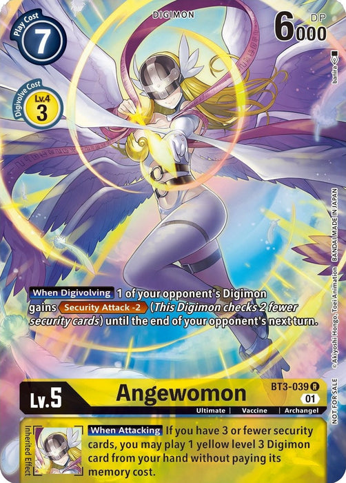 Image for Angewomon (1-Year Anniversary Box Topper) (BT3-039 R) - Digimon Card Game