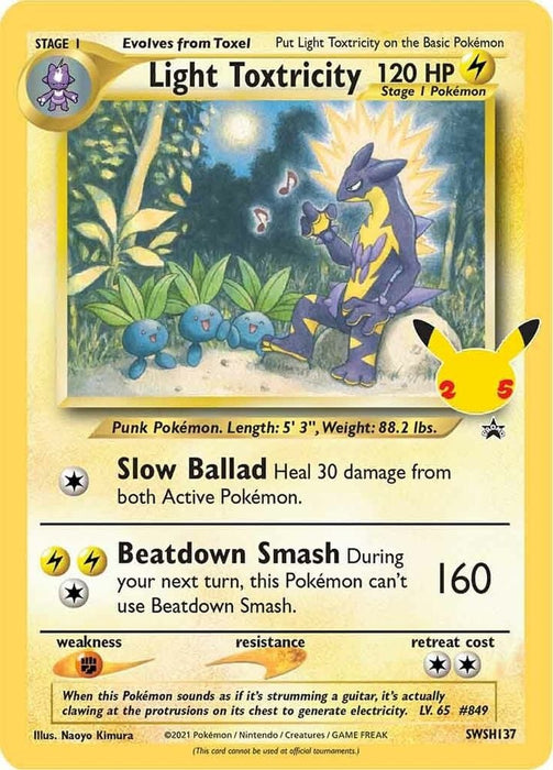 Light Toxtricity - SWSH137 (#SWSH137) (SWSH: Sword & Shield Promo Cards)