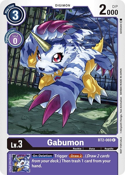 Image for Gabumon - BT2-069 (Official Tournament Pack Vol.3) (BT2-069 C) - Digimon Card Game