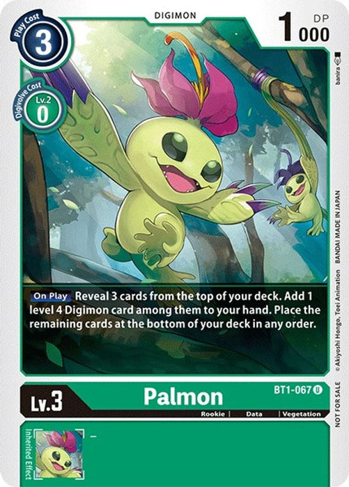 Palmon (Official Tournament Pack Vol.3) (#BT1-067 U) (Release Special Booster 1.0) Near Mint
