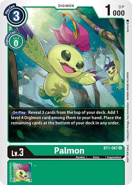 Image for Palmon (Official Tournament Pack Vol.3) (BT1-067 U) - Digimon Card Game