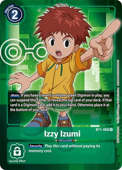 Izzy Izumi (Official Tournament Pack Vol.3) (#BT1-088 R) (Release Special Booster 1.0)