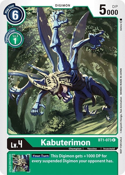 Image for Kabuterimon (Official Tournament Pack Vol.3) (BT1-073 C) - Digimon Card Game
