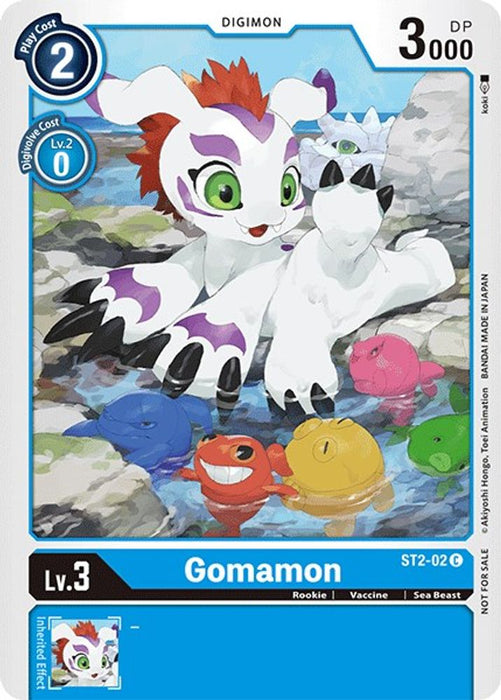 Gomamon (Official Tournament Pack Vol.3) (#ST2-02 C) (Starter Deck 02: Cocytus Blue) Near Mint