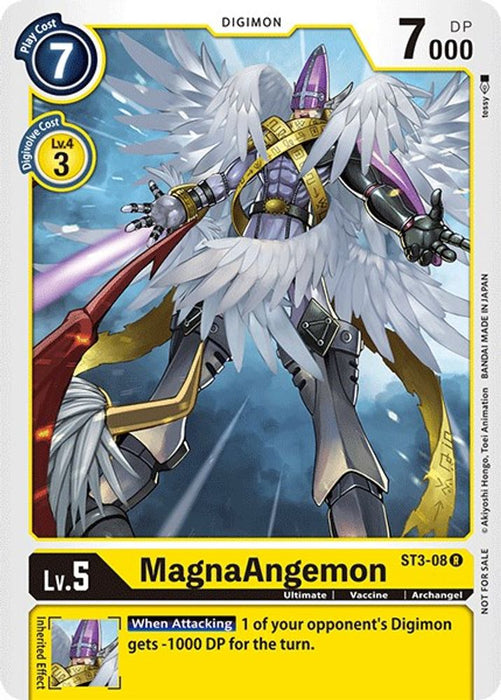 MagnaAngemon (Official Tournament Pack Vol.3) (#ST3-08 R) (Starter Deck 03: Heaven's Yellow) Near Mint