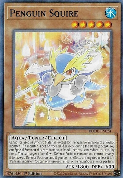 Penguin Squire (#BODE-EN024) (Burst of Destiny) Near Mint 1st Edition