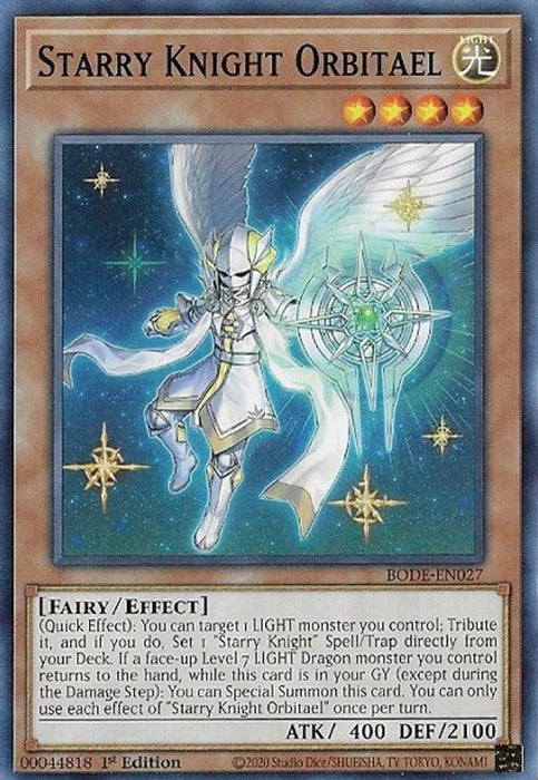 Starry Knight Orbitael (#BODE-EN027) (Burst of Destiny) Near Mint 1st Edition