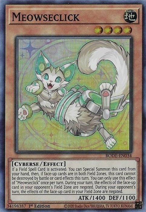 Meowseclick (#BODE-EN034) (Burst of Destiny) Near Mint 1st Edition