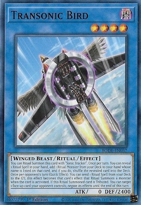 Transonic Bird (#BODE-EN037) (Burst of Destiny) Near Mint 1st Edition