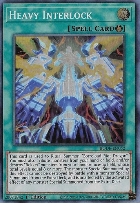 Heavy Interlock (#BODE-EN052) (Burst of Destiny) Near Mint 1st Edition