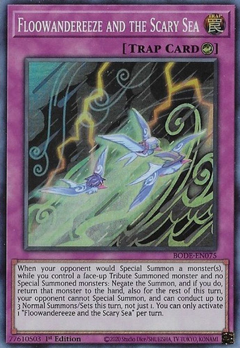 Floowandereeze and the Scary Sea (#BODE-EN075) (Burst of Destiny) Near Mint 1st Edition
