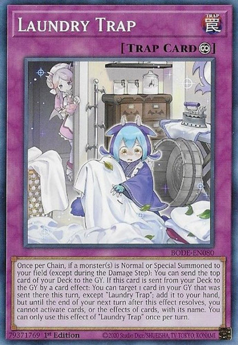 Laundry Trap (#BODE-EN080) (Burst of Destiny) Near Mint 1st Edition