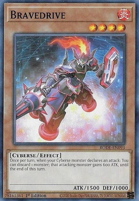 Bravedrive (#BODE-EN093) (Burst of Destiny) Near Mint 1st Edition