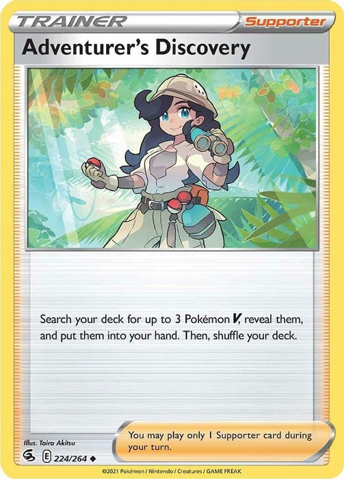 Adventurers Discovery (#224/264) (SWSH08: Fusion Strike)