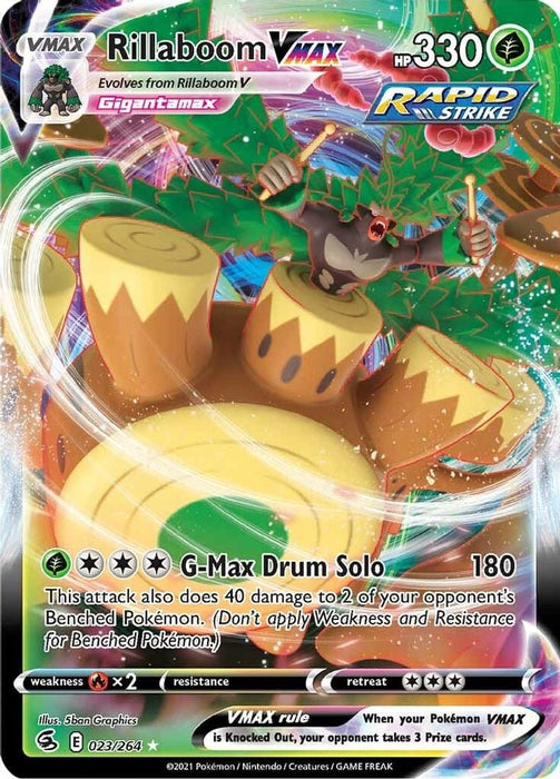 Rillaboom VMAX (#023/264) (SWSH08: Fusion Strike)