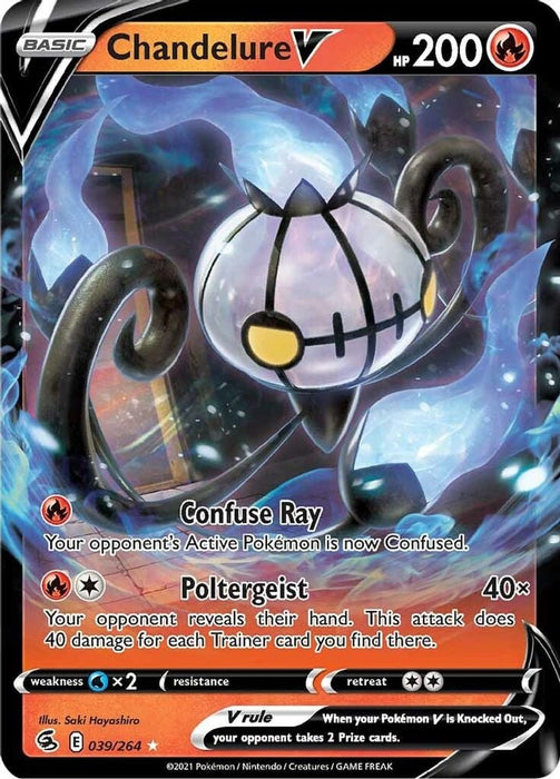 Chandelure V (#039/264) (SWSH08: Fusion Strike)
