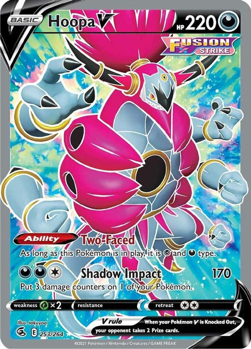 Hoopa V Full Art (#253/264) (SWSH08: Fusion Strike)
