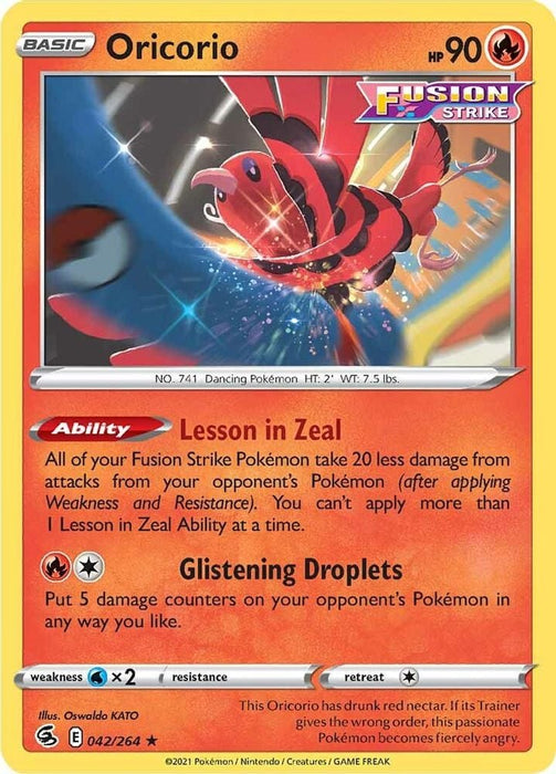 Oricorio (#042/264) (SWSH08: Fusion Strike)