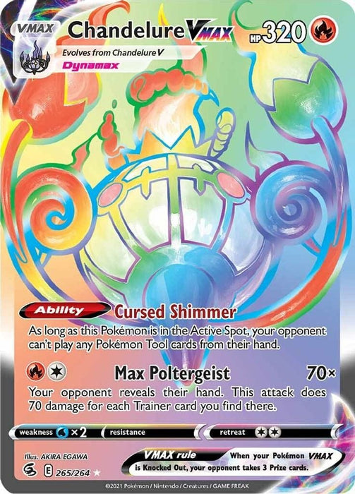 Chandelure VMAX Secret (#265/264) (SWSH08: Fusion Strike)