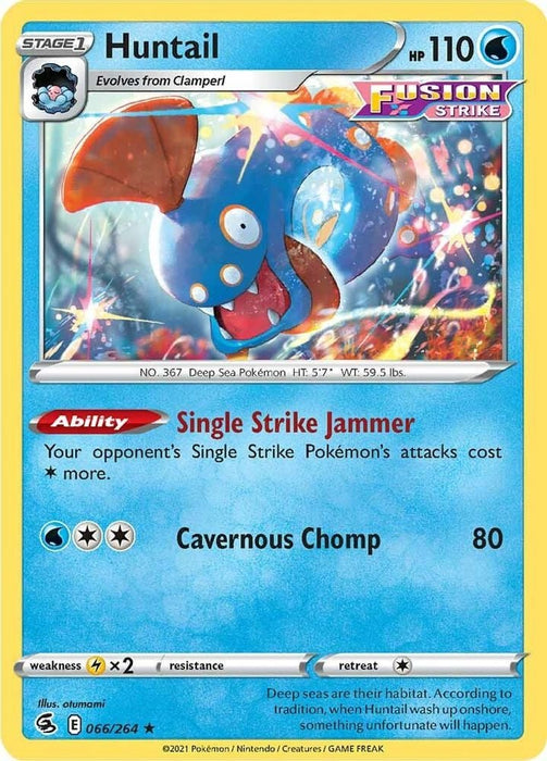 Huntail (#066/264) (SWSH08: Fusion Strike)